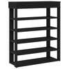 vidaXL Stalak za cipele crni 80x30x98 cm od konstruiranog drva