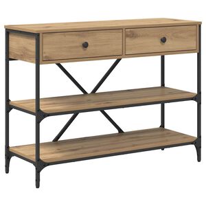 vidaXL Konzolna stolica Smeđa 100 x 34,5 x 75 cm boja drva