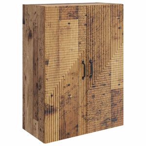 vidaXL Ormar za montažu na zid Staro drvo 66 x 34,5 x 90 cm