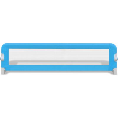 vidaXL Sigurnosna ogradica za dječji krevet 2 kom plava 150 x 42 cm