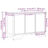 vidaXL Kabinet za Sudoper Staro drvo 91 x 35 x 60 cm Konstruirano drvo