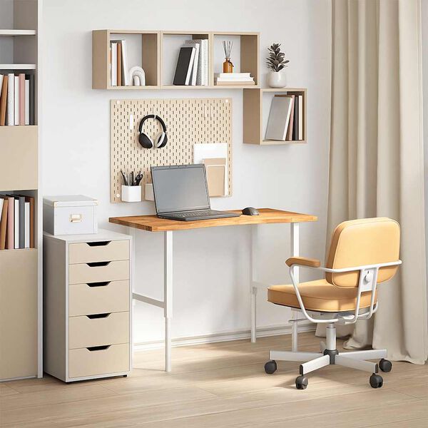 vidaXL Ploča za radni stol svjetlosmeđa 100x60x2,5cm drveni pravokutni