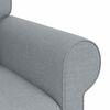 vidaXL Sofa 120cm 2 pcs Svijetlo siva Metal