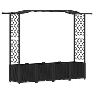 vidaXL Povi&scaron;eni krevet s mrežom i krovom Crna 204 x 40 x 138 cm PP