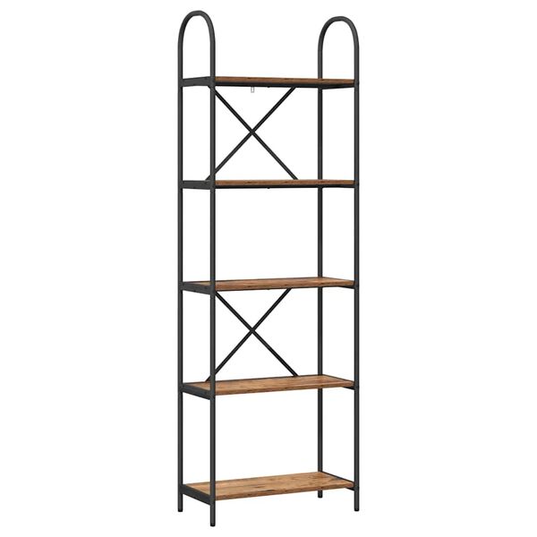 vidaXL Polica Staro drvo 60 x 30 x 183 cm Konstruirano drvo