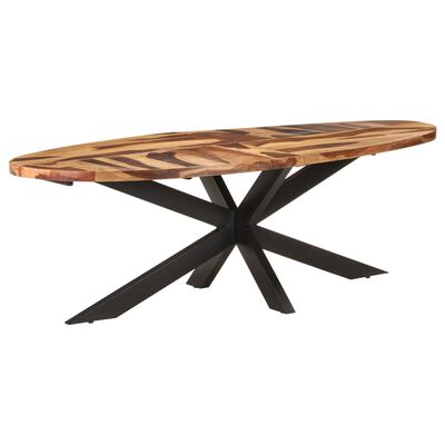 vidaXL Blagovaonski stol 240 x 100 x 75 cm od drva bagrema s premazom