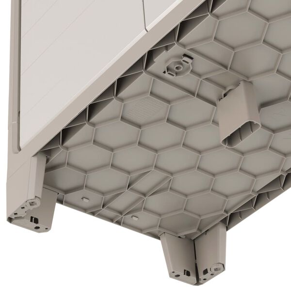 Keter niski ormarić za pohranu Gulliver bež i smeđi 100 cm Ecom