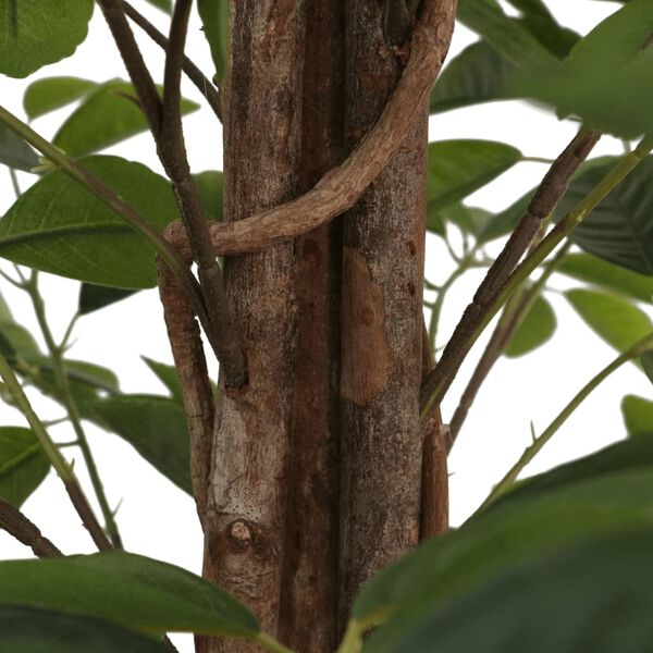 vidaXL Umjetno stablo limuna s 3 debla zeleno 120 cm PP