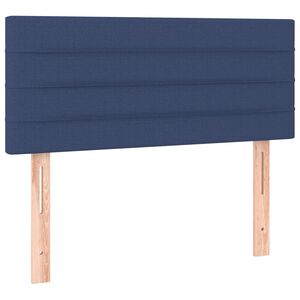 vidaXL Uzglavlje plavo 90x5x78/88 cm od tkanine