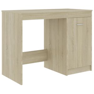 vidaXL Radni stol boja hrasta sonome 100x50x76 cm konstruirano drvo