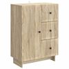 vidaXL Kreveta Hrast sonoma 66 x 34,5 x 90 cm Konstruirano drvo