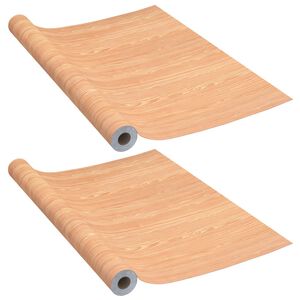 vidaXL Samoljepljive folije za vrata 2 kom boja javora 210 x 90 cm PVC