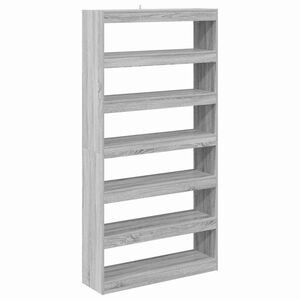 vidaXL Ormarić za knjige 6 razina 100 x 30 x 198 cm Konstruirano drvo