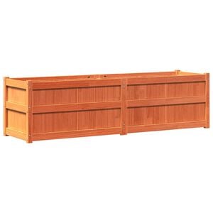 vidaXL Vrtna sadilica vo&scaron;tano smeđe boje 180 x 50 x 50 cm od borovine
