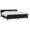 vidaXL Box spring krevet s madracem crni 180x210 cm bar&scaron;unasti