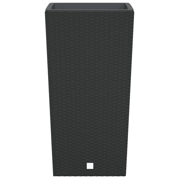 vidaXL Sadilica s uklonjivom unutra&scaron;njosti antracit 21/49 L PP ratan