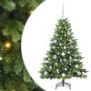 vidaXL Umjetno božićno drvce s stalakom Zelena 120 cm PE i PVC