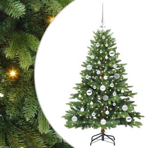 vidaXL Umjetno božićno drvce s stalakom Zelena 120 cm PE i PVC