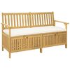 vidaXL Klupa za pohranu s jastukom s pohranom 148 x 63 x 84 cm