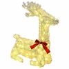 vidaXL 3D Božićni irvas LOVIISA 140 LED lampica Topla bijela