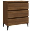 vidaXL Komoda boja smeđeg hrasta 60 x 35 x 69 cm konstruirano drvo