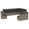 vidaXL Patio Sofa Set 10-sjedala Grey