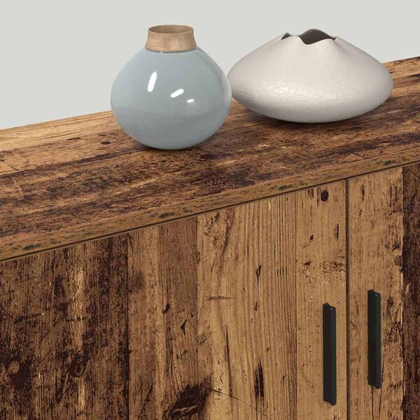 vidaXL Zidni TV ormar set Zidne 3 pcs Staro drvo 100 x 34,5 x 40 cm