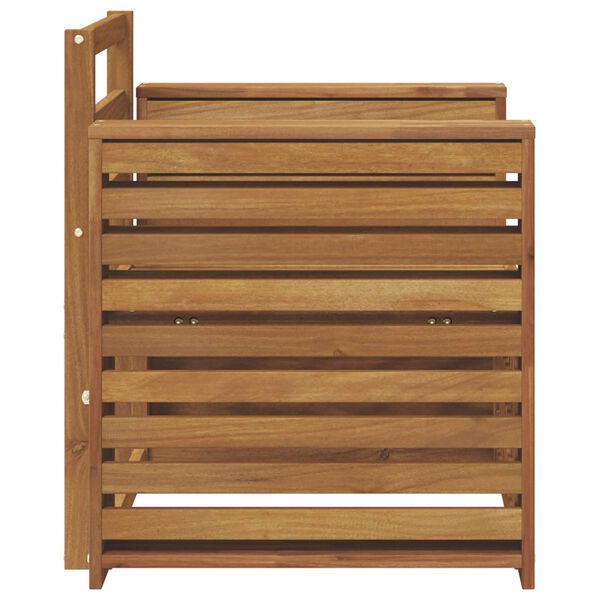 vidaXL Set vanjskih sofa Prirodna 79 x 63 x 73 cm Čvrsto drvo akacije