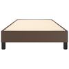 vidaXL Okvir za krevet s oprugom smeđi 80 x 200 cm od umjetne kože