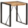 vidaXL Blagovaonski stol 70 x 70 x 75 cm od masivnog grubog drva manga
