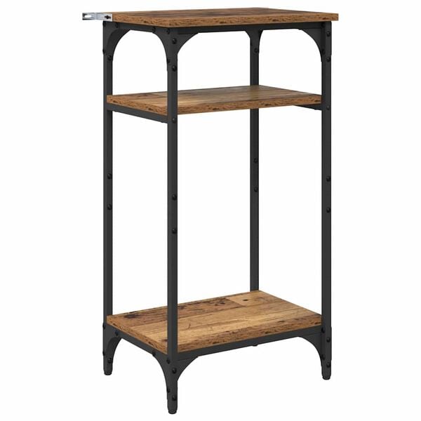 vidaXL Bocni stol Staro drvo 40 x 30 x 75 cm Konstruirano drvo