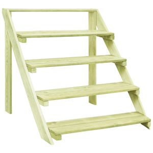 vidaXL Stalak za biljke 80 x 80 x 80 cm od impregnirane borovine