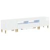 vidaXL 3-dijelni LED TV kabinet DELFT Bijela visokog sjaja