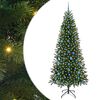 vidaXL Umjetno božićno drvce Zelena 210 cm PE i PVC