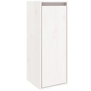vidaXL Zidni ormarić bijeli 30 x 30 x 80 cm od masivne borovine