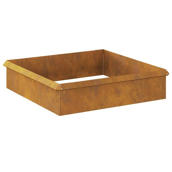 vidaXL Ograde protiv puževa 8 pcs Rđa