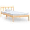 vidaXL Okvir za krevet od masivne borovine 90x190 cm jednokrevetni