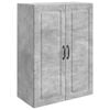 vidaXL Ormar za montažu na zid Betonska siva 66 x 34,5 x 90 cm