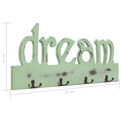 vidaXL Zidna vješalica za kapute DREAM 50 x 23 cm