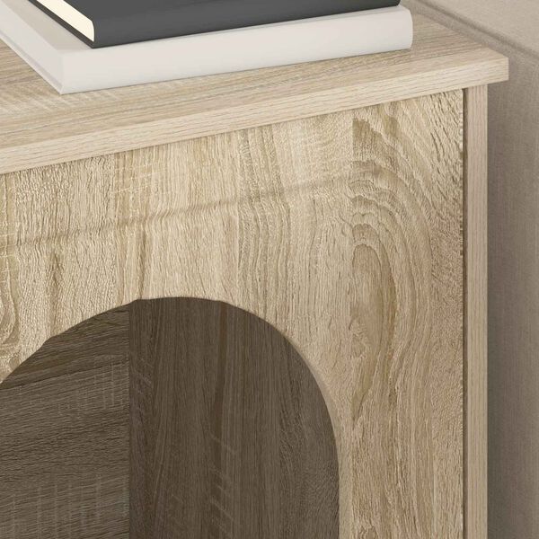 vidaXL Mačja Kuća Sonoma 53 x 52 x 62 cm Konstruirano drvo