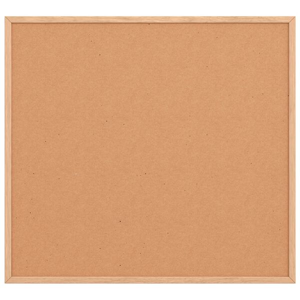 vidaXL Ploča od pluta s okvirom od masivnog borovog drva 60 x 55 cm