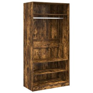 vidaXL Ormar boja dimljenog hrasta 100 x 50 x 200 cm konstruirano drvo