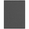 vidaXL Otirač Crna 80 x 120 cm Polipropilen