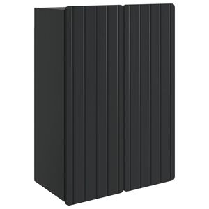 vidaXL Ormar za montažu na zid Crna 66 x 34,5 x 92 cm