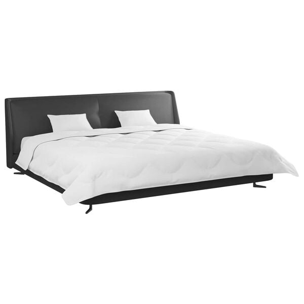 vidaXL Zimska pokrivača s jastukom 3 pcs Bijelo Mikrovlakna