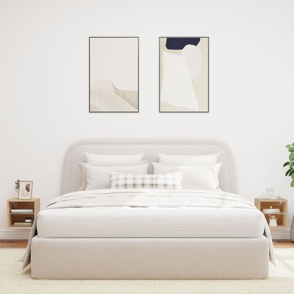 vidaXL Zidni TV ormarići LED 2 kom boja hrasta sonome 30x28,5x30 cm