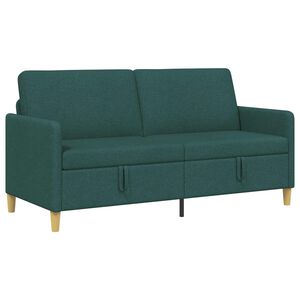 vidaXL Sofa s pohranom Tamnozelena 172 x 78 x 87 cm Poliester