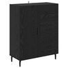 vidaXL Highboard s ladicama Crni hrast 69,5 x 34 x 180 cm