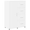 vidaXL Komoda bijela 60x31x84 cm od konstruiranog drva