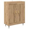 vidaXL Highboard Umjetnički hrast 69,5 x 34 x 90 cm Konstruirano drvo
